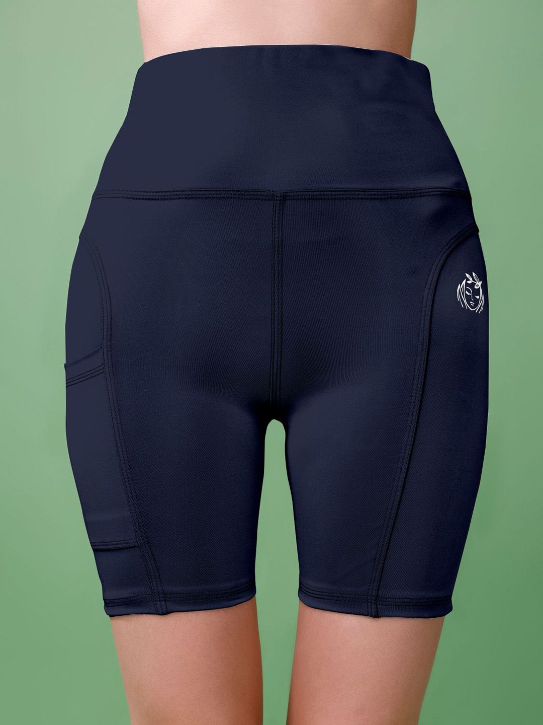 POOJARAN SAREE Women High-Rise Training or Gym Sports Shorts-picture-36