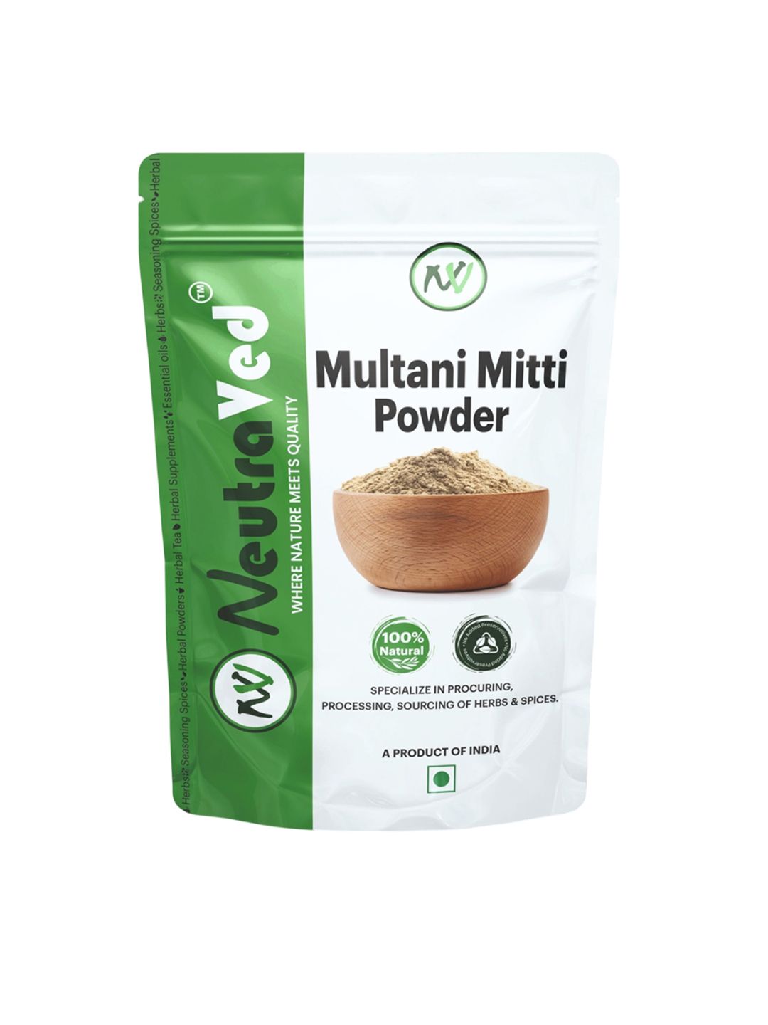 NeutraVed 100% Natural Multani Mitti Powder - 300 g-picture-15