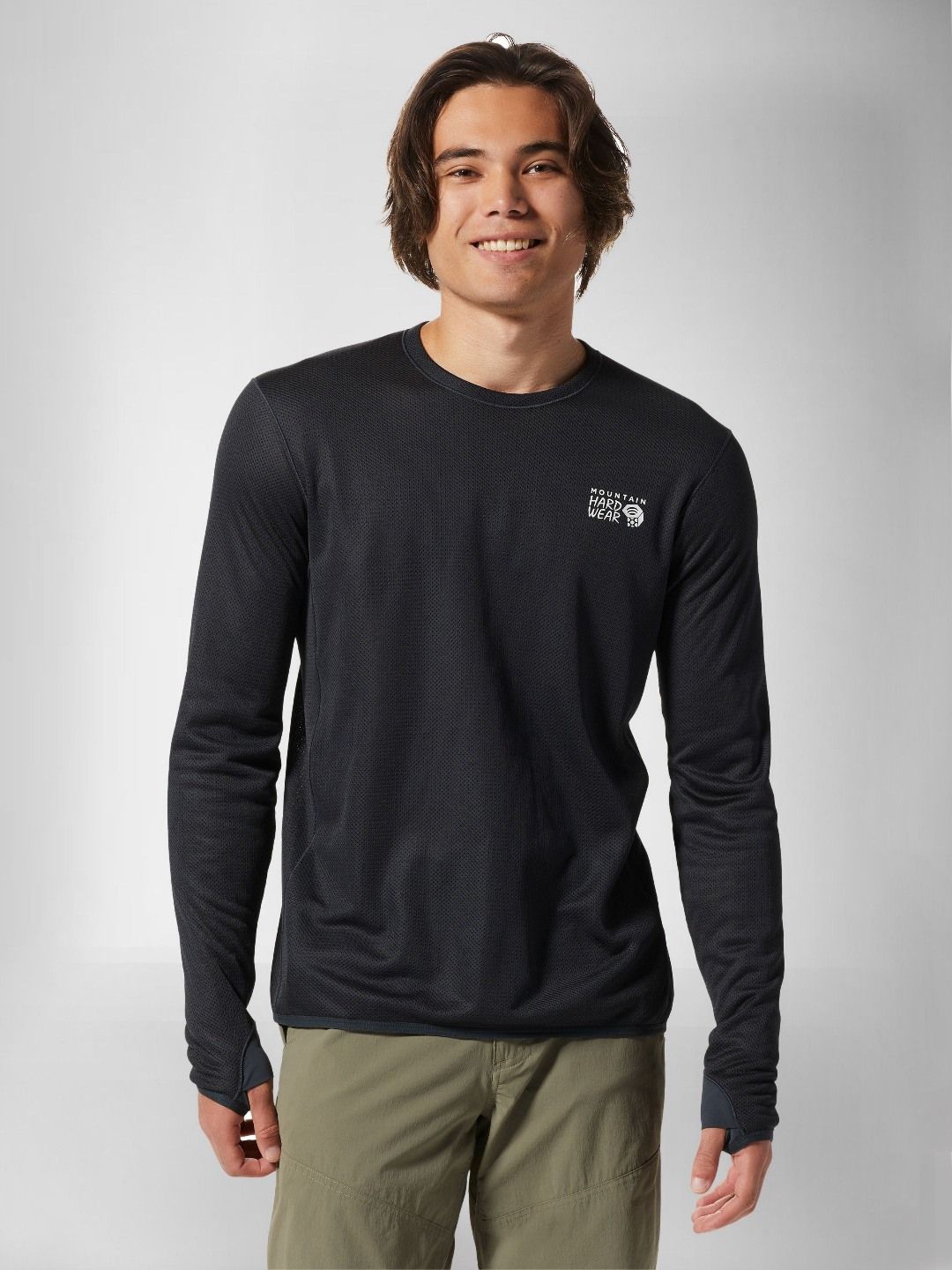 Mountain Hardwear Men Solid Round Neck T-shirt-picture-45