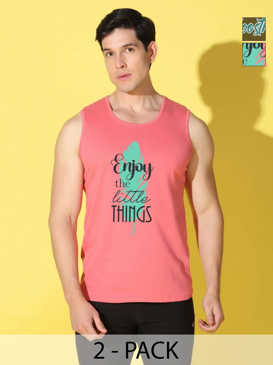 WOOSTRO Men Typography 2 Printed Applique Slim Fit T-shirt-picture-18