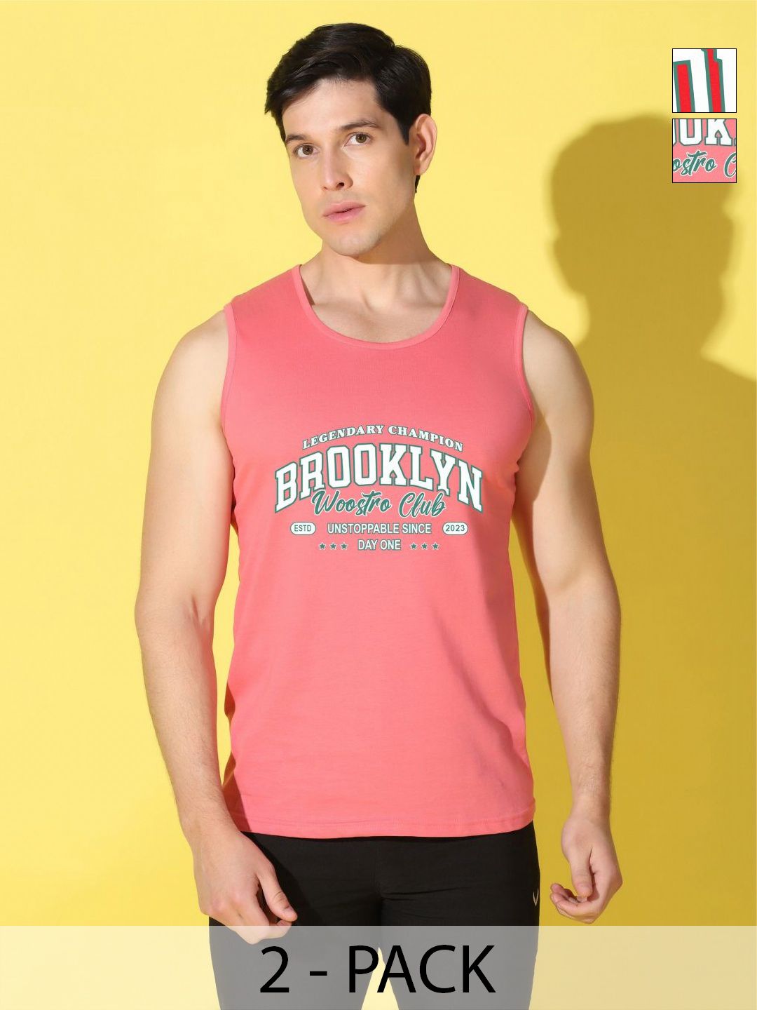 WOOSTRO Men Typography 2 Printed Raw Edge Slim Fit T-shirt-picture-17