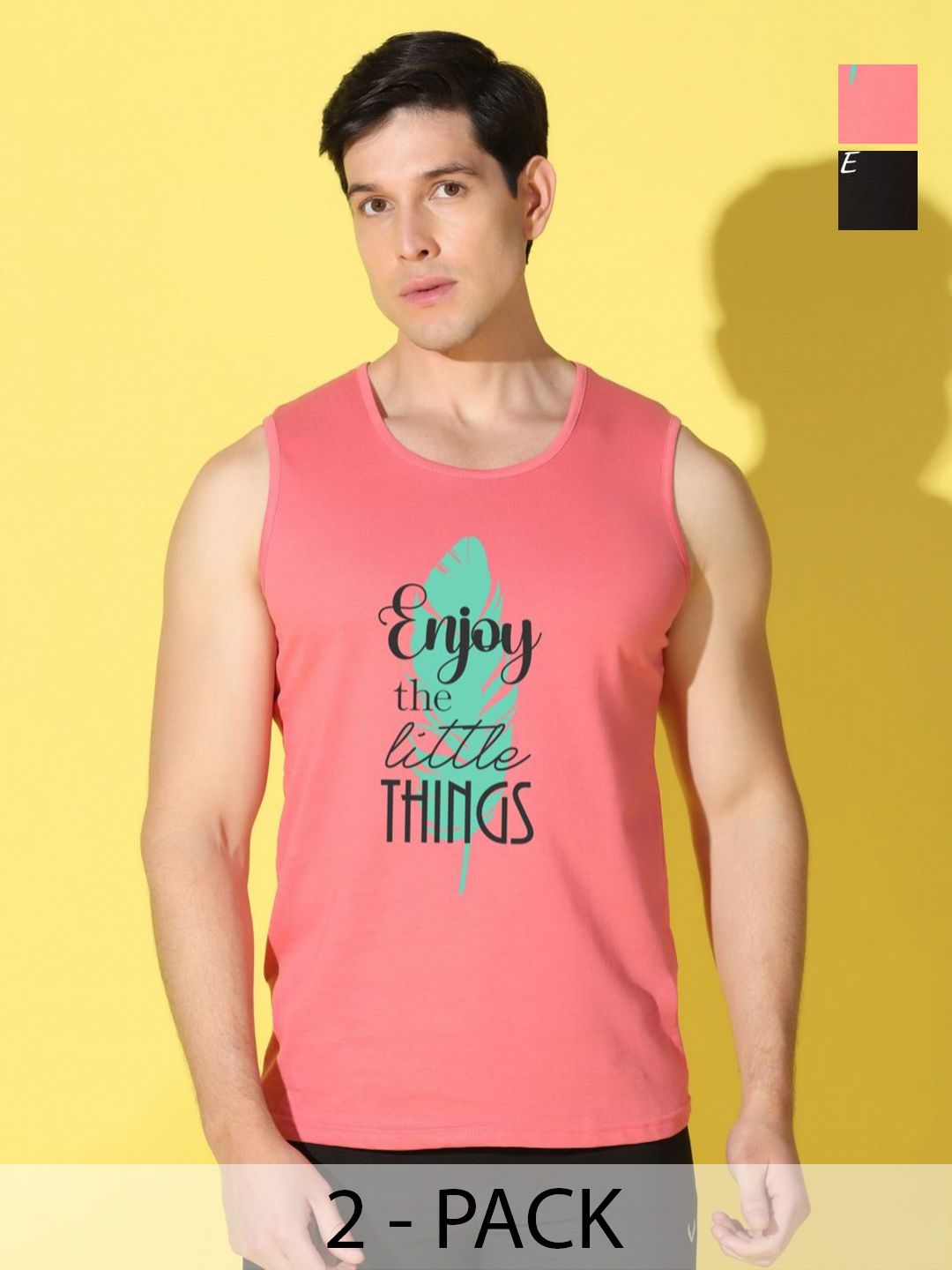 WOOSTRO Men Typography 2 Printed Raw Edge Slim Fit T-shirt-picture-25