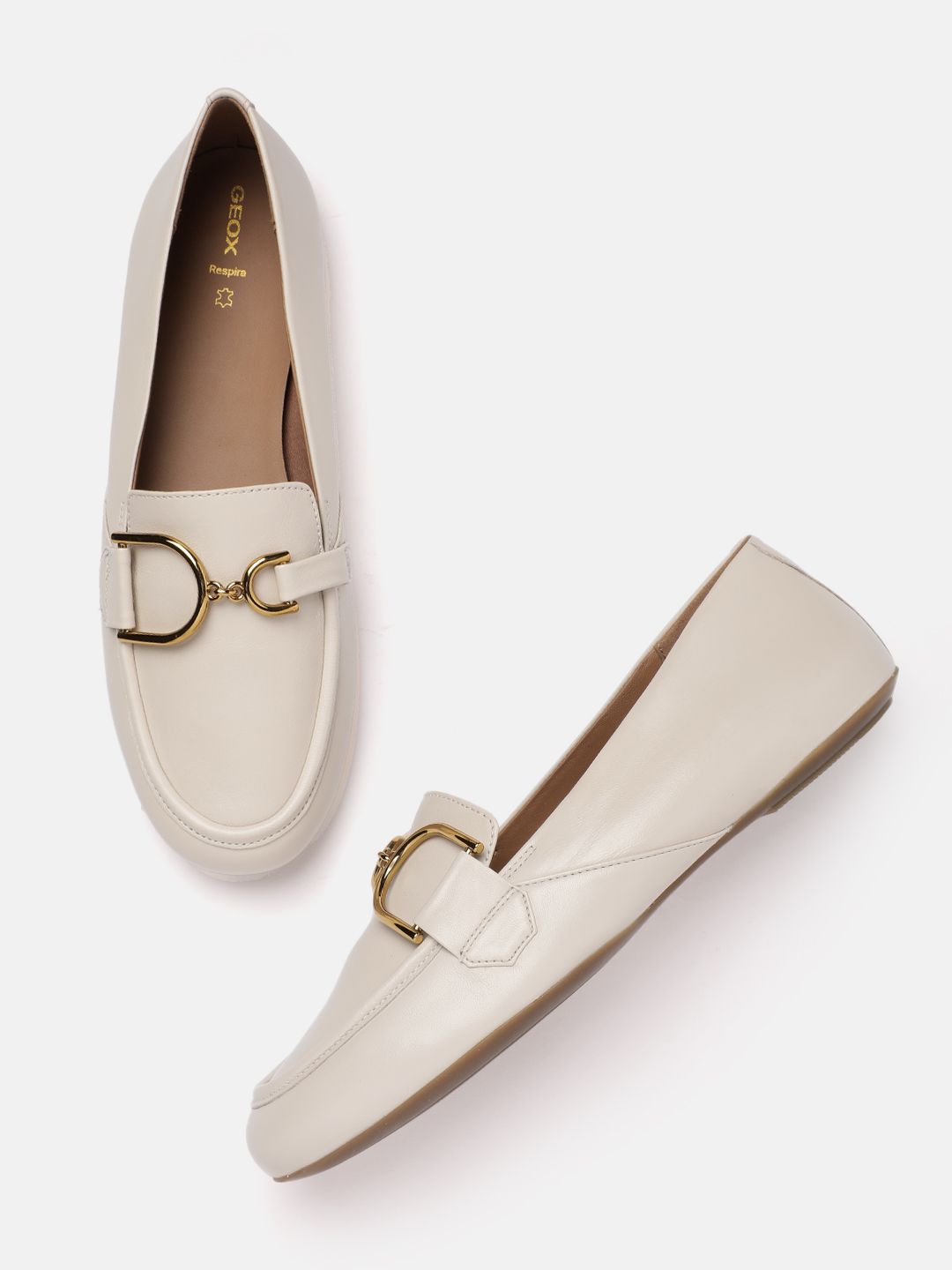 Geox Women Leather Loafers-picture-39