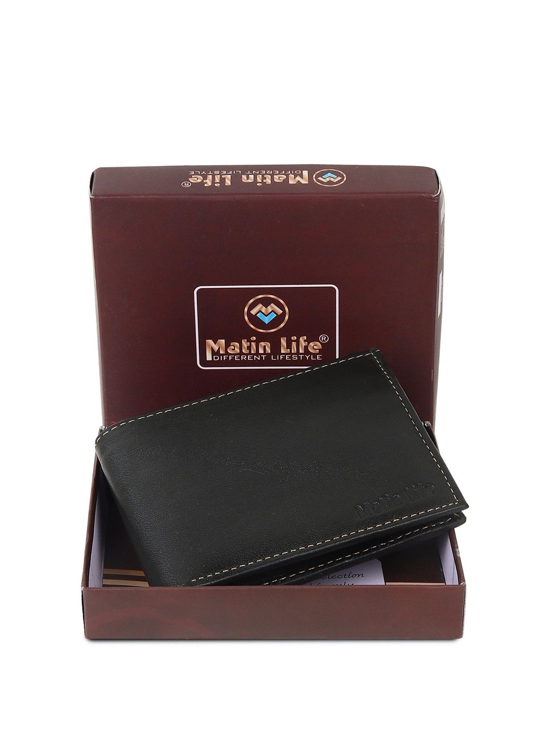 MATIN LIFE Men Leather Two Fold Wallet-picture-32