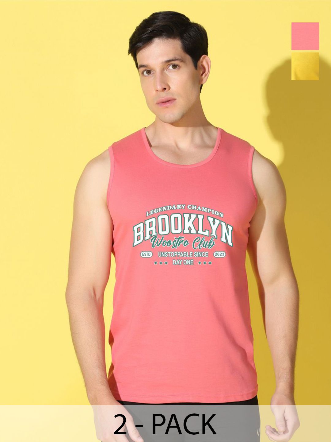 WOOSTRO Men Typography 2 Printed Raw Edge Slim Fit T-shirt-picture-35