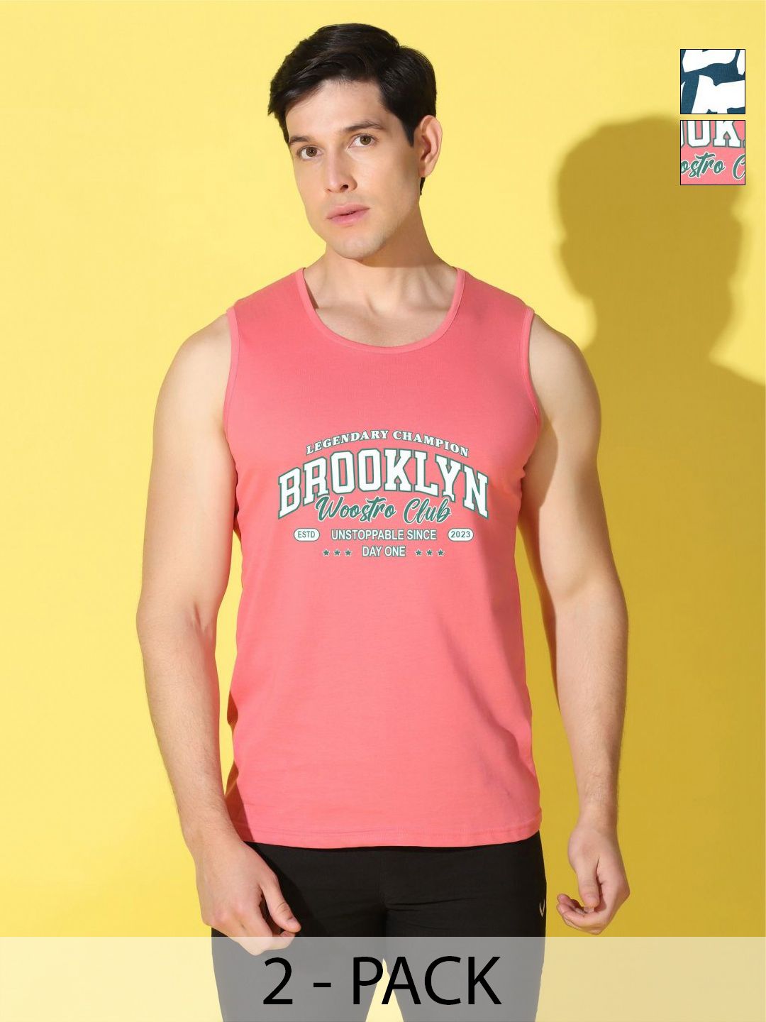 WOOSTRO Men Typography 2 Printed Raw Edge Slim Fit T-shirt-picture-14