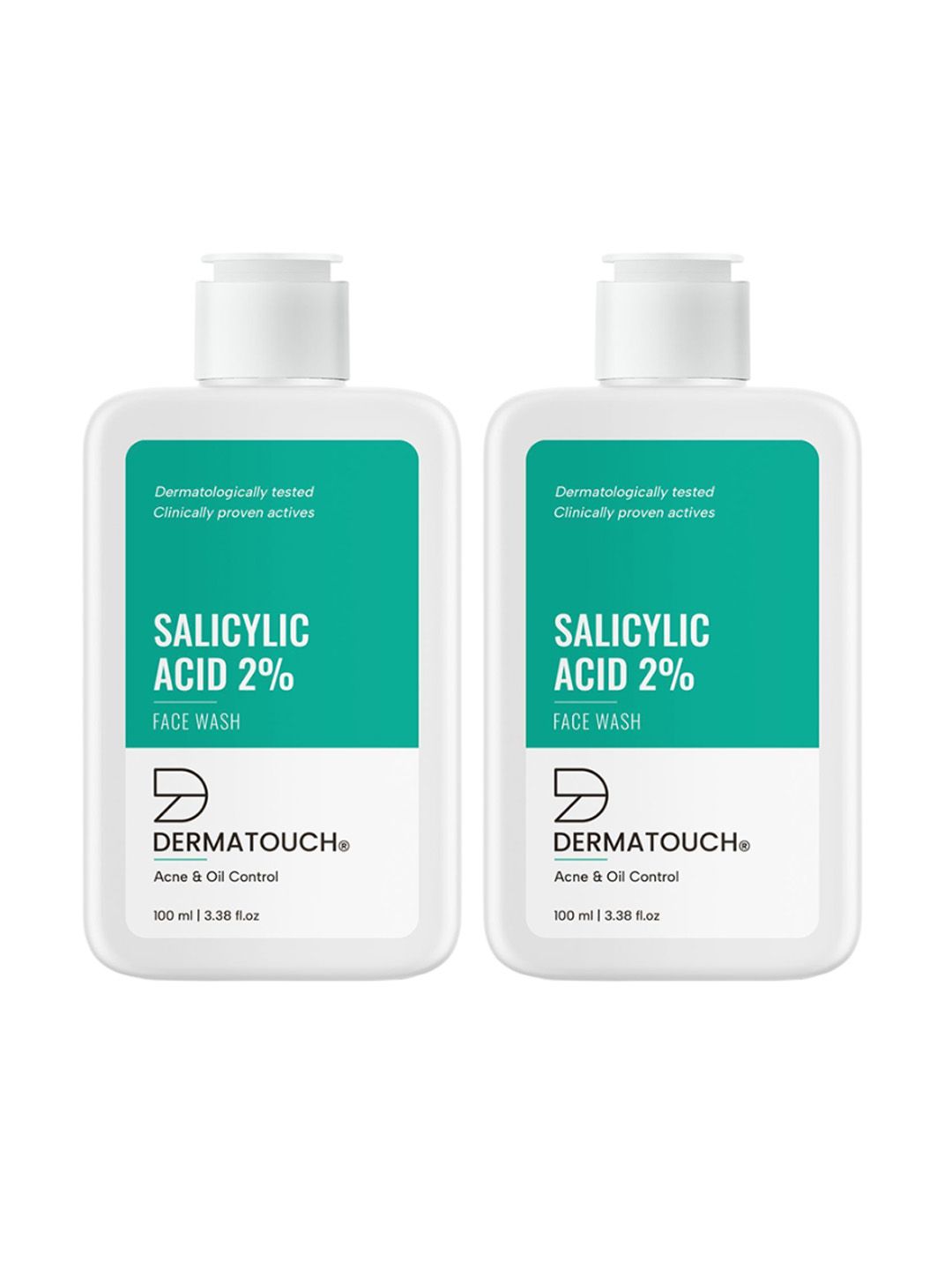 Dermatouch Set Of 2 Salicylic Acid Face Wash - 100 ml Each