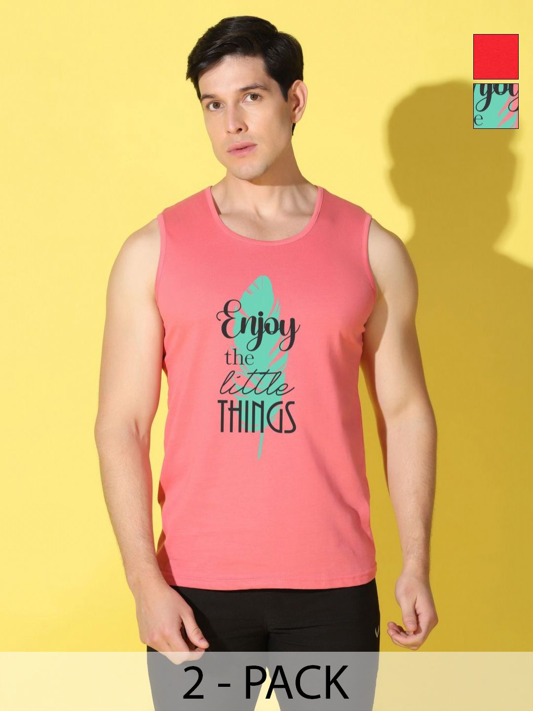 WOOSTRO Men Typography 2 Printed Raw Edge Slim Fit T-shirt-picture-19