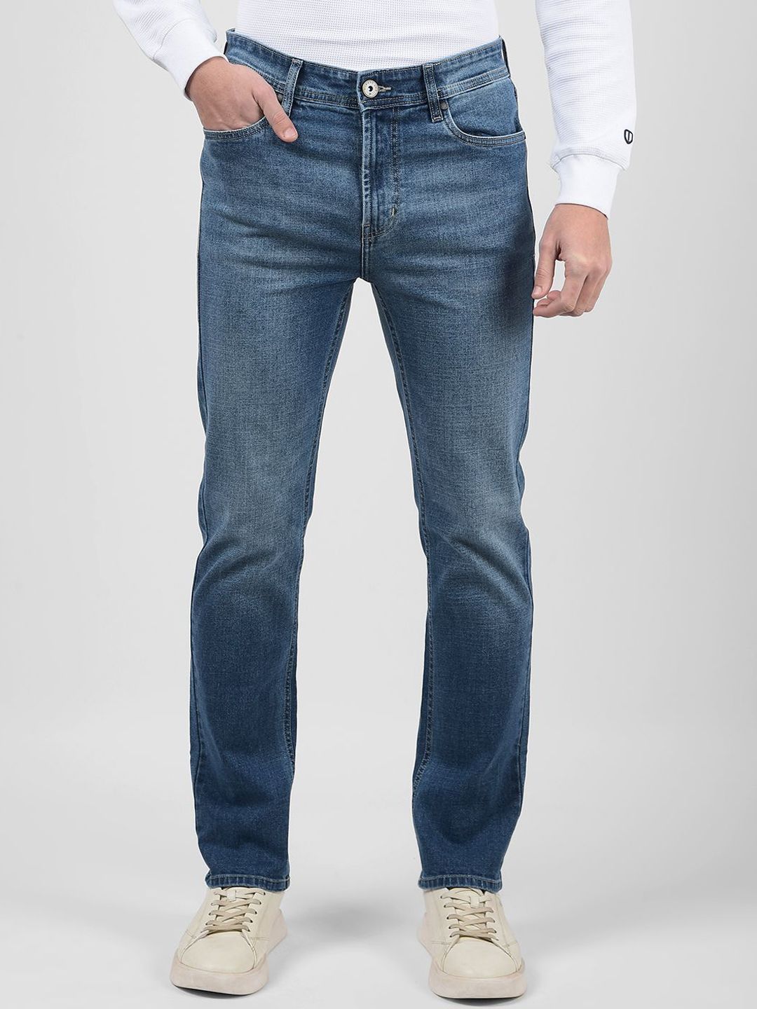 Numero Uno Men Slim Fit Mid-Rise Light Fade Stretchable Jeans-picture-30