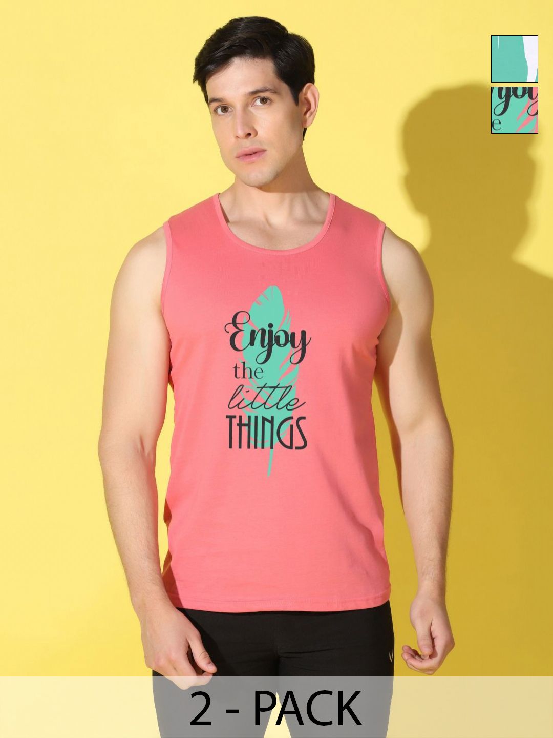 WOOSTRO Men Typography 2 Printed Raw Edge Slim Fit T-shirt-picture-11