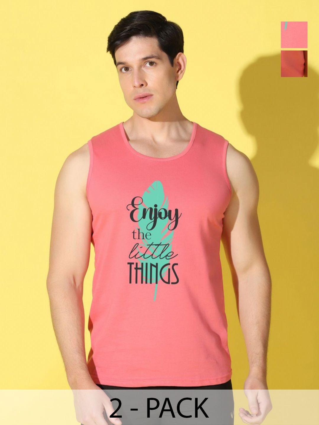 WOOSTRO Men Typography 2 Printed Raw Edge Slim Fit T-shirt-picture-13