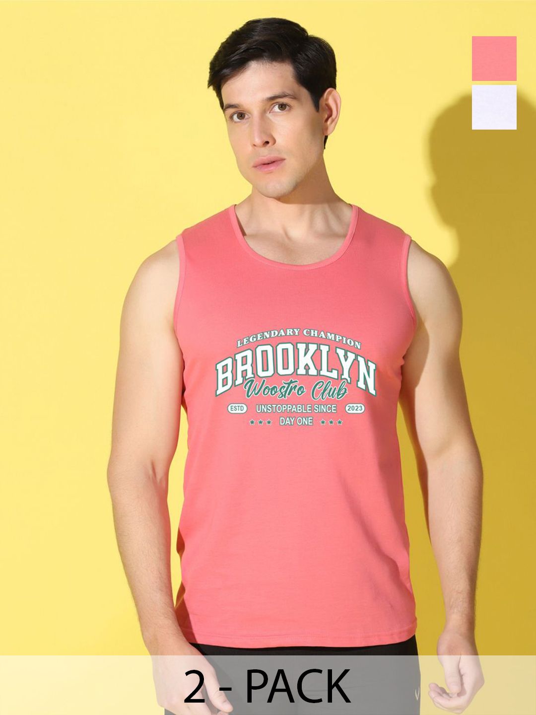 WOOSTRO Men Typography 2 Printed Raw Edge Slim Fit T-shirt-picture-30