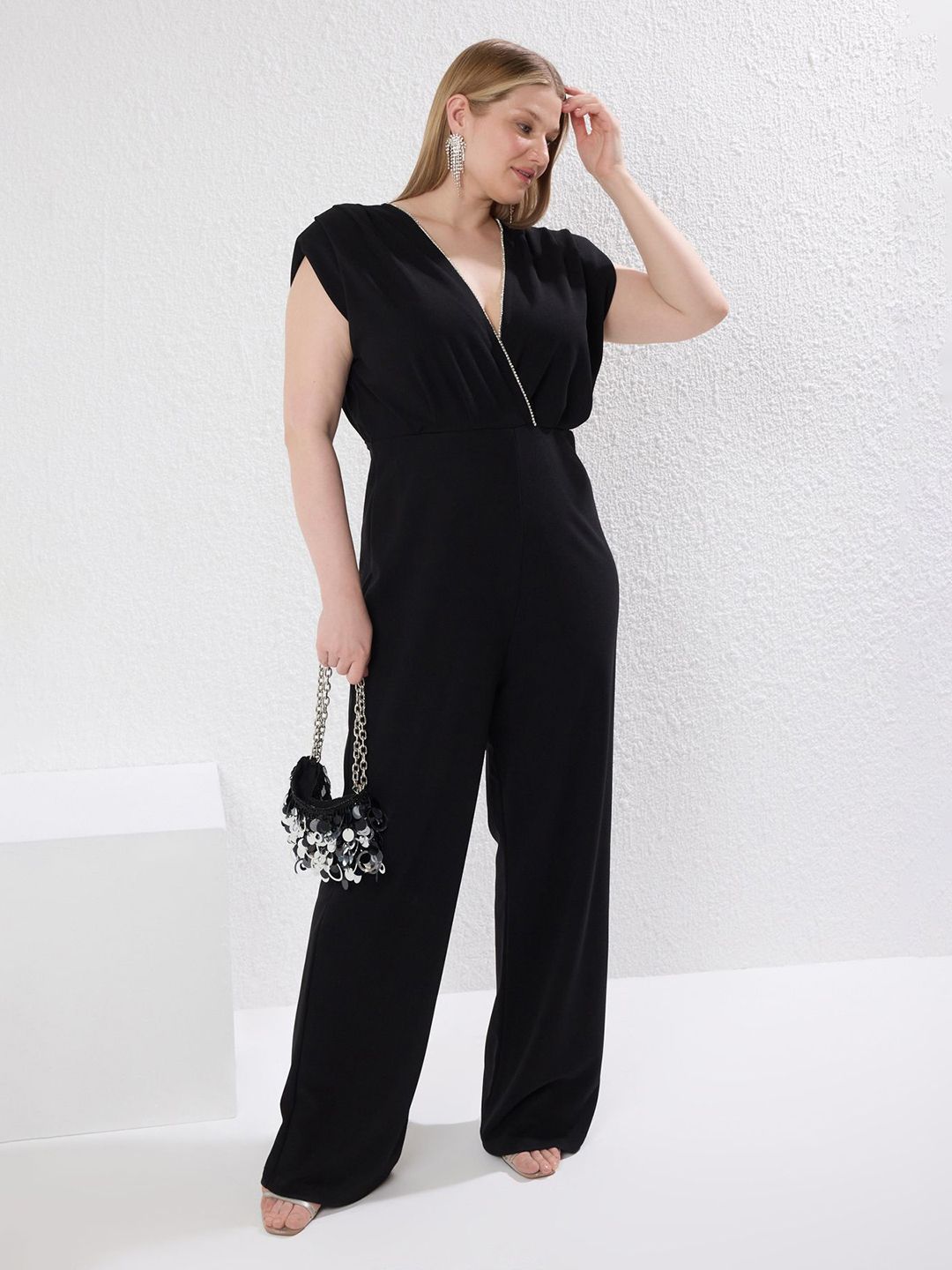 Trendyol Women Plus Size Basic Jumpsuit-picture-37