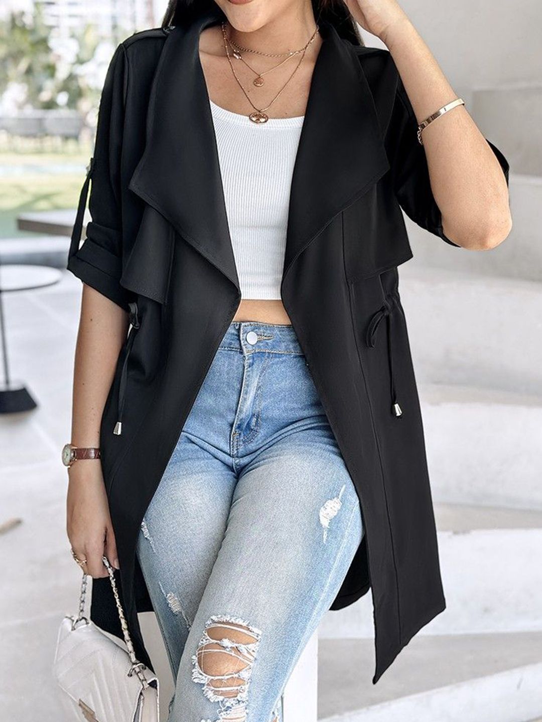 all about you Open Front Jacket