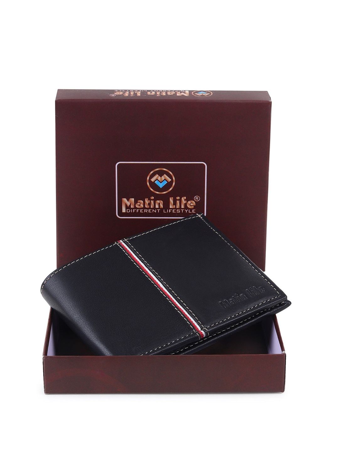 MATIN LIFE Men Leather Two Fold Wallet-picture-28