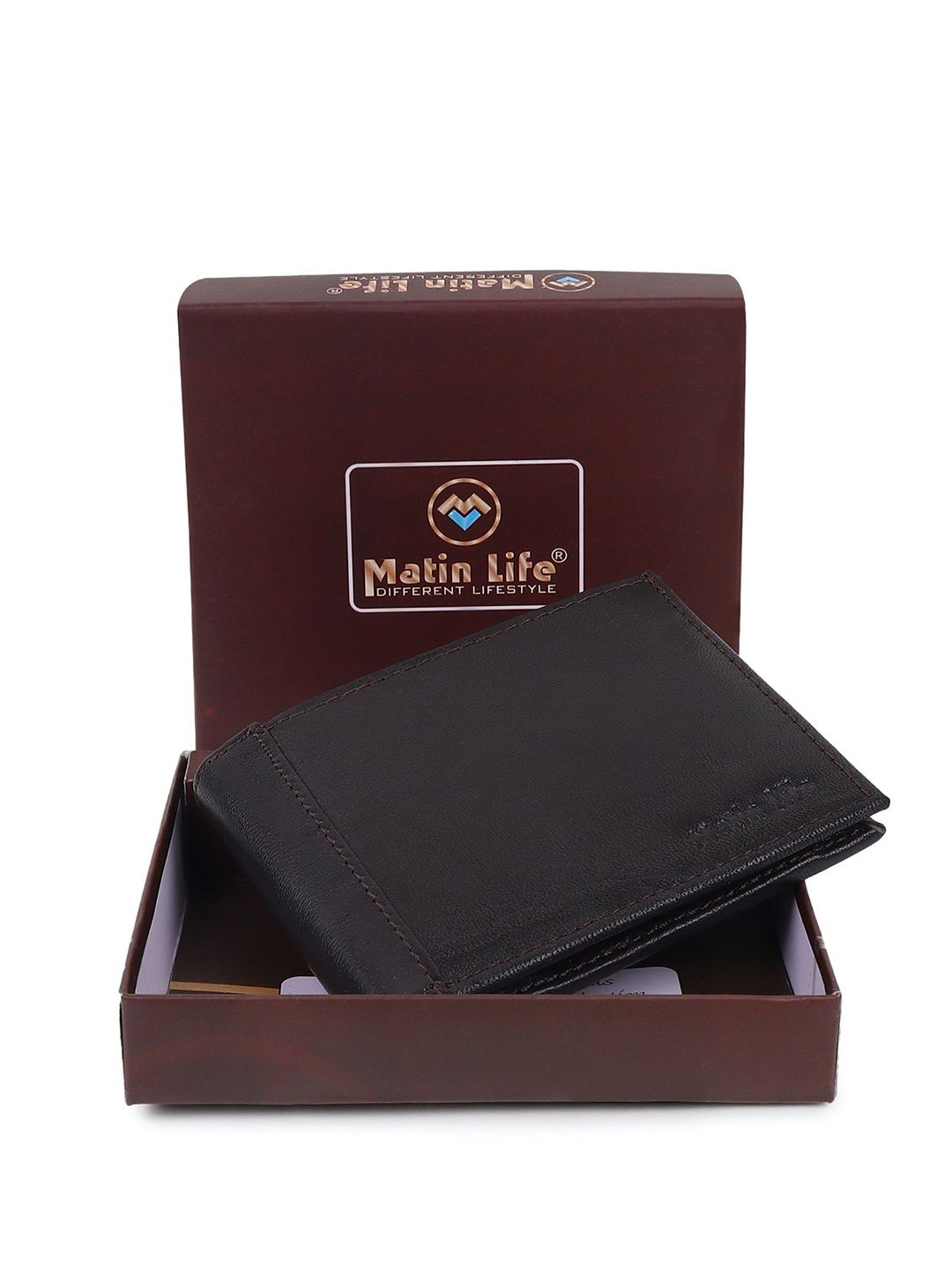 MATIN LIFE Men Leather Two Fold Wallet-picture-55