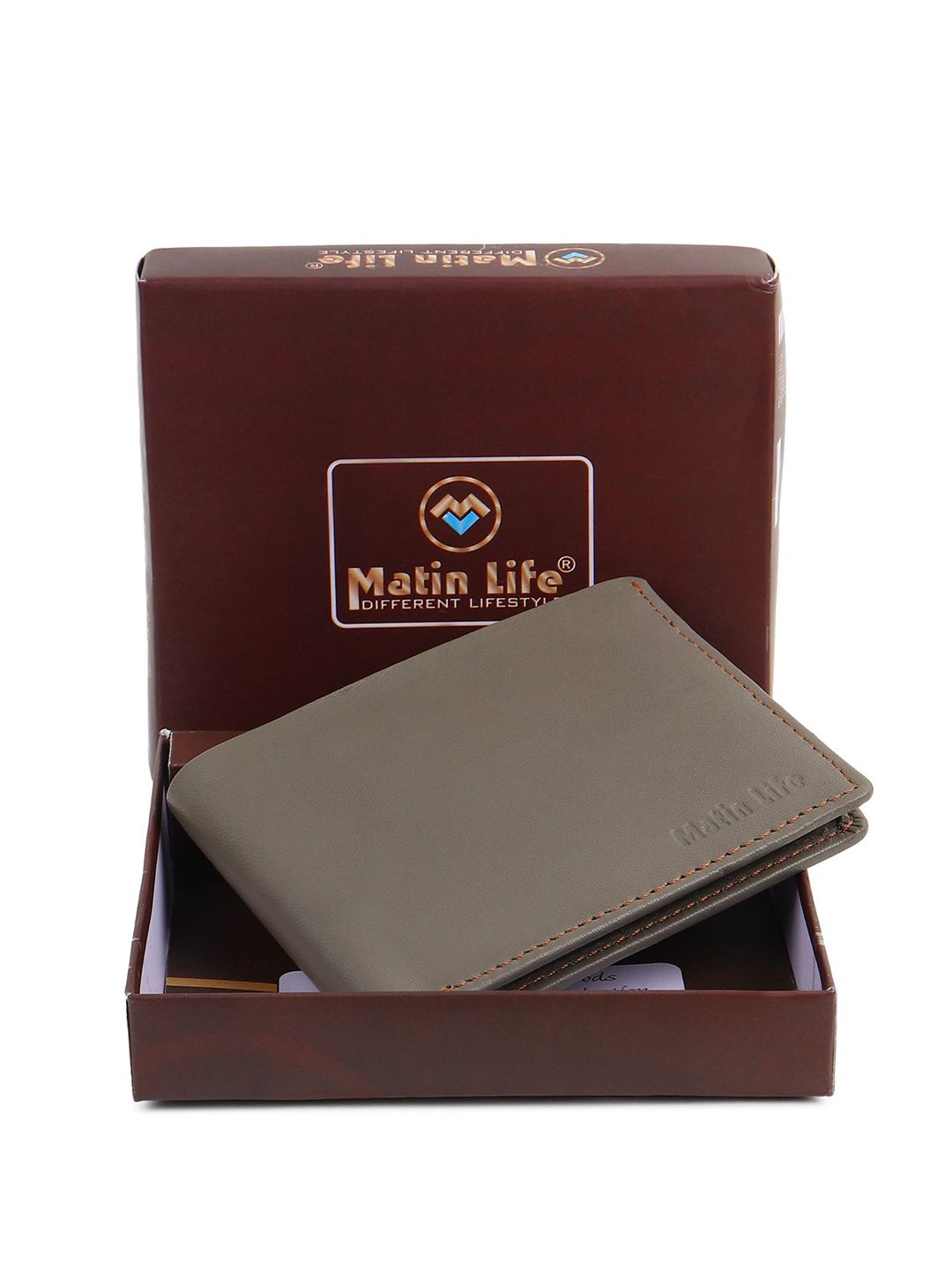 MATIN LIFE Men Leather Two Fold Wallet-picture-49