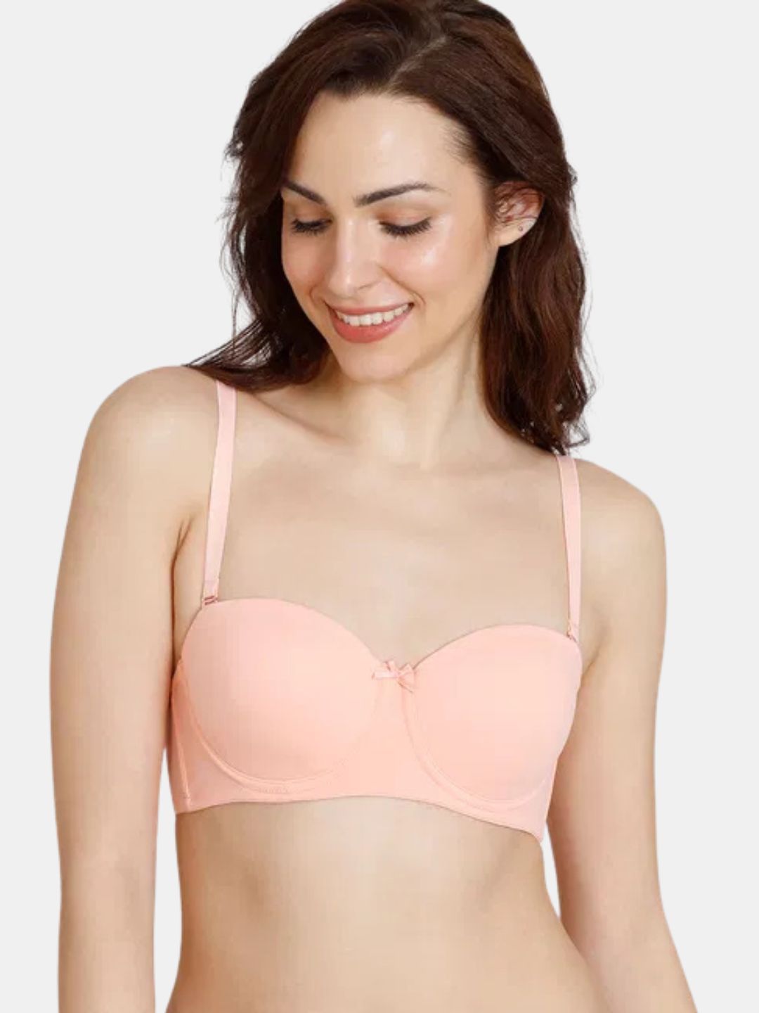 BEWILD Bra Half Coverage Lightly Padded Non-Wired Push-Up Bra