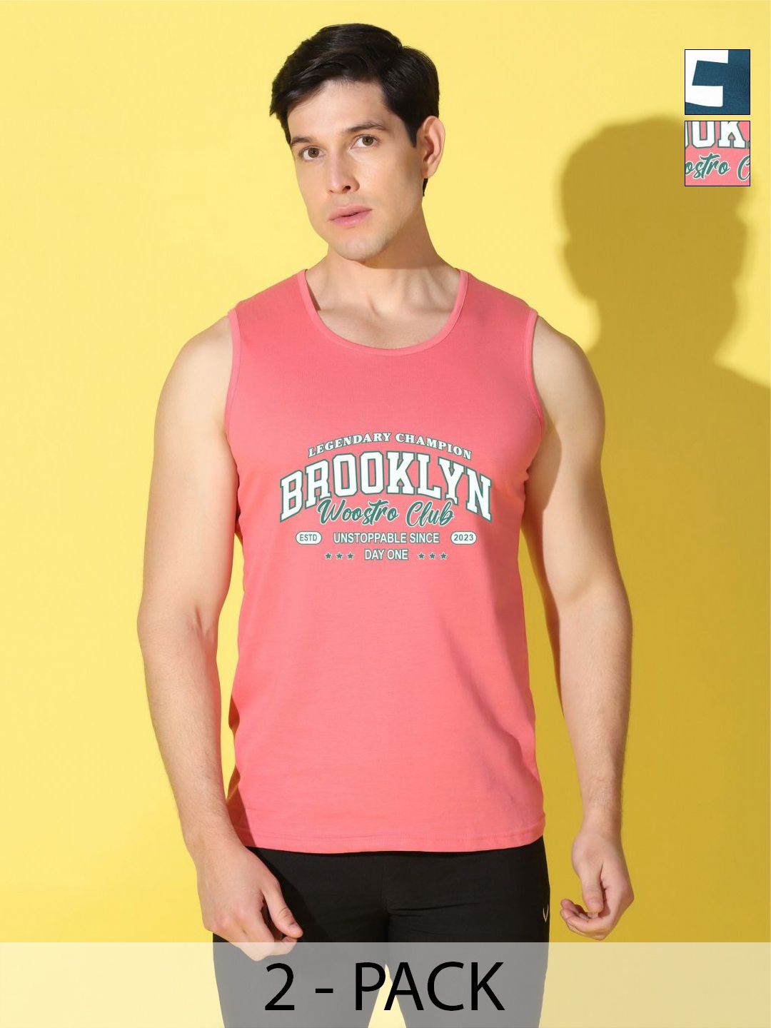 WOOSTRO Men Typography 2 Printed Raw Edge Slim Fit T-shirt-picture-34