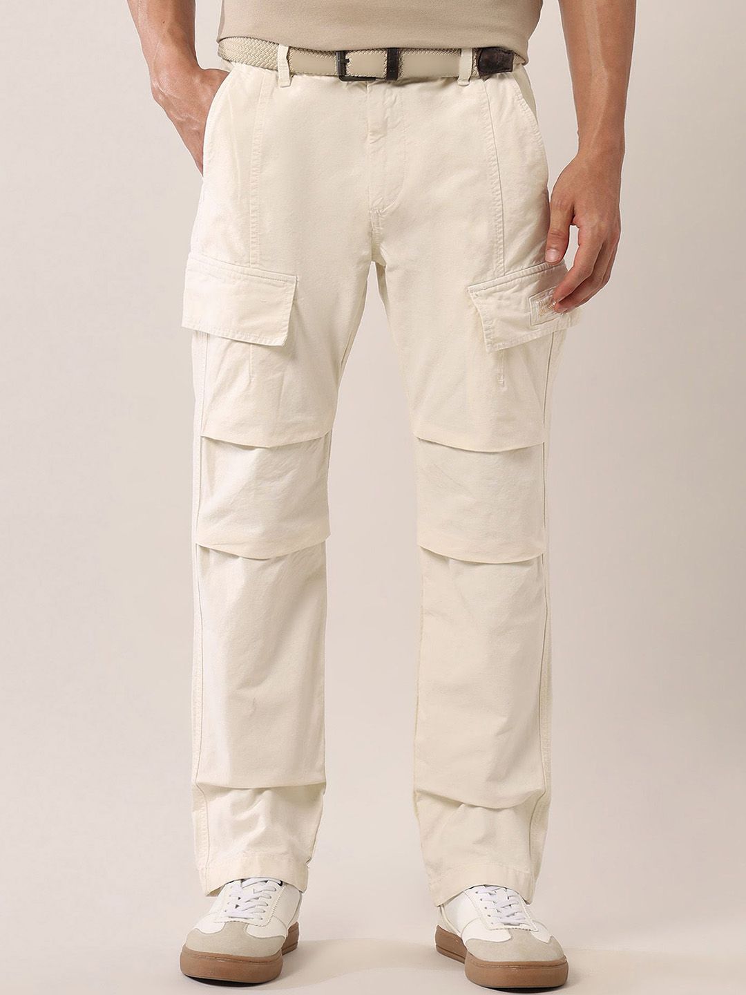 U.S. Polo Assn. Denim Co. Men Slim Fit Cargos Trousers-picture-20