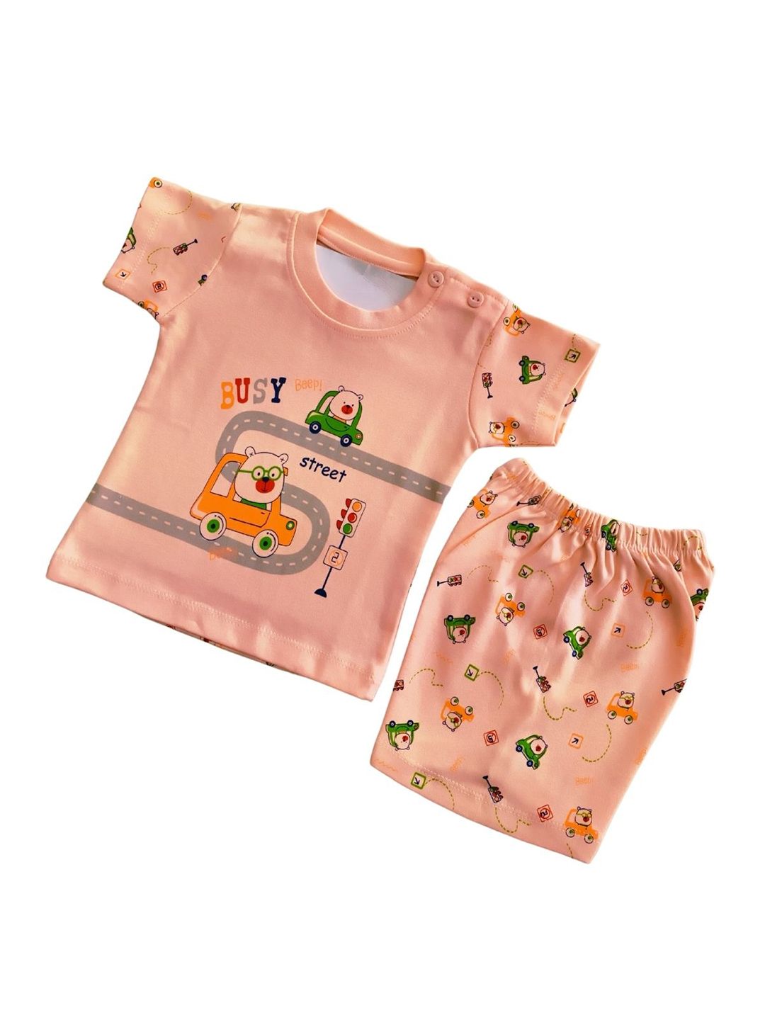 BAESD Boys Printed Pure Cotton T-shirt With Shorts-picture-26