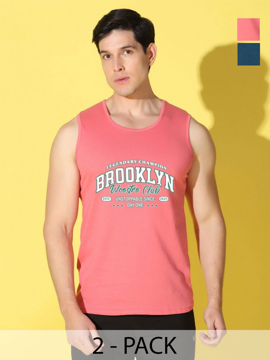 WOOSTRO Men Typography 2 Printed Raw Edge Slim Fit T-shirt-picture-32