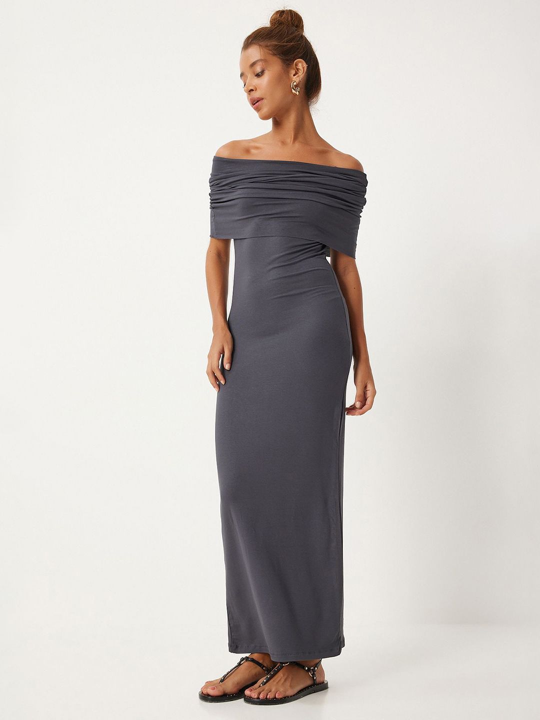 Happiness istanbul Off-Shoulder Maxi Dress