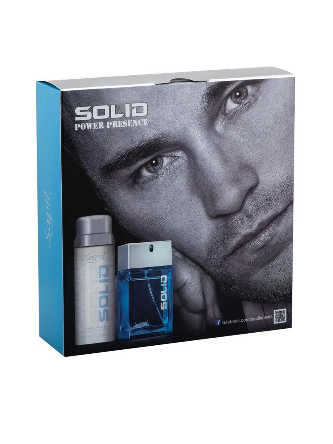 Sapil Men Solid Long Lasting Eau De Toilette - 100 ml & Men Solid Long Lasting Deodorant-picture-2