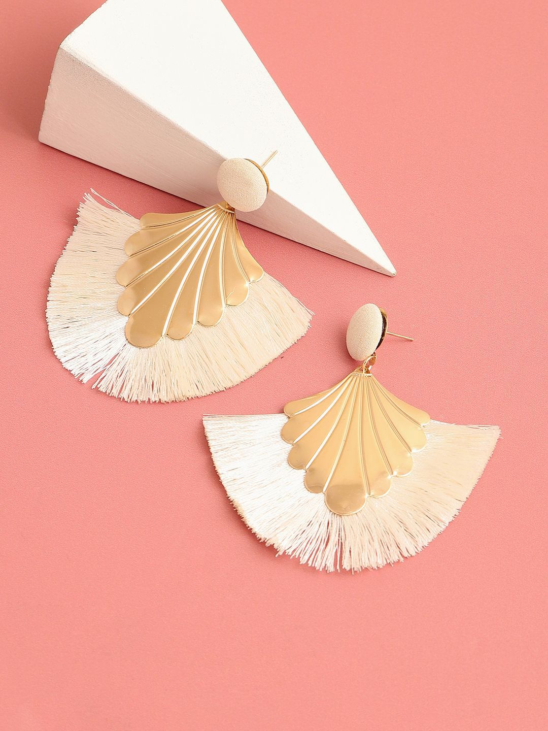 DressBerry Gold-Plated Contemporary Drop Earrings-picture-37