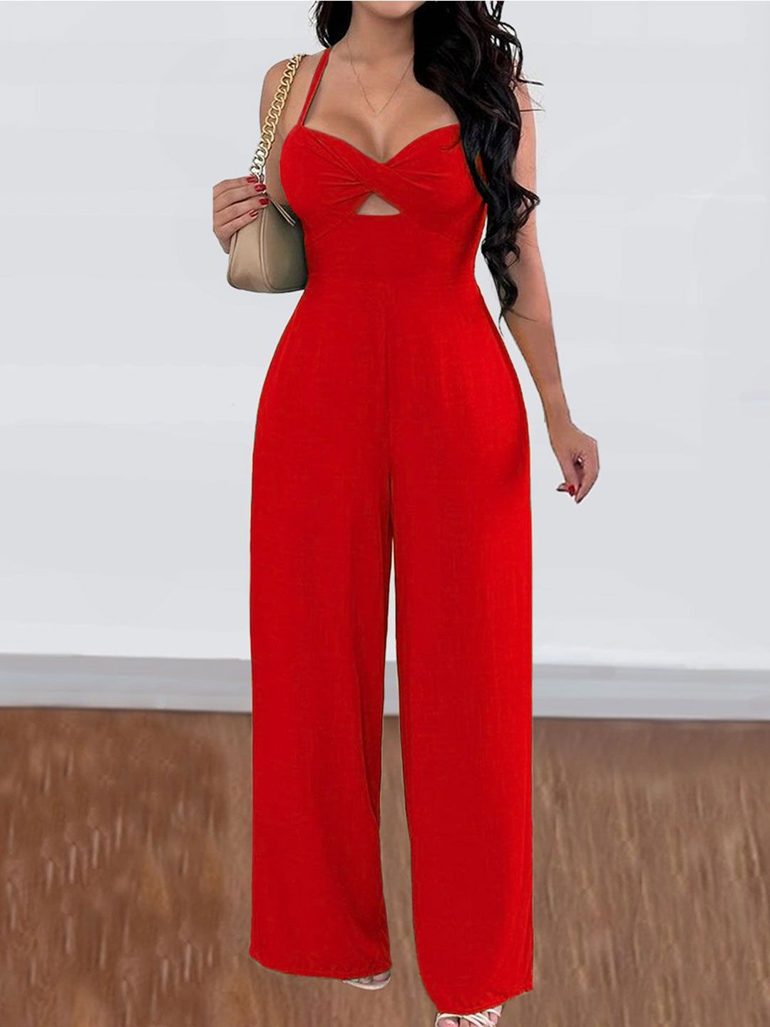 Outzidr Solid Basic Jumpsuit-picture-54