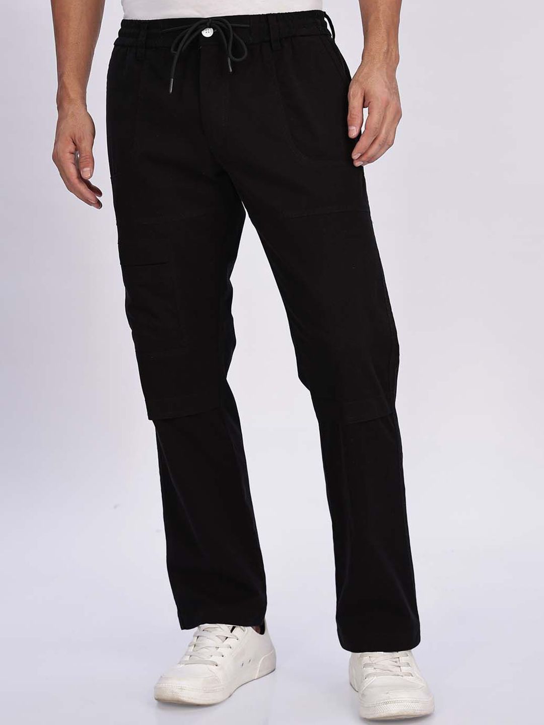 Mast & Harbour Men Loose Fit Trousers-picture-39