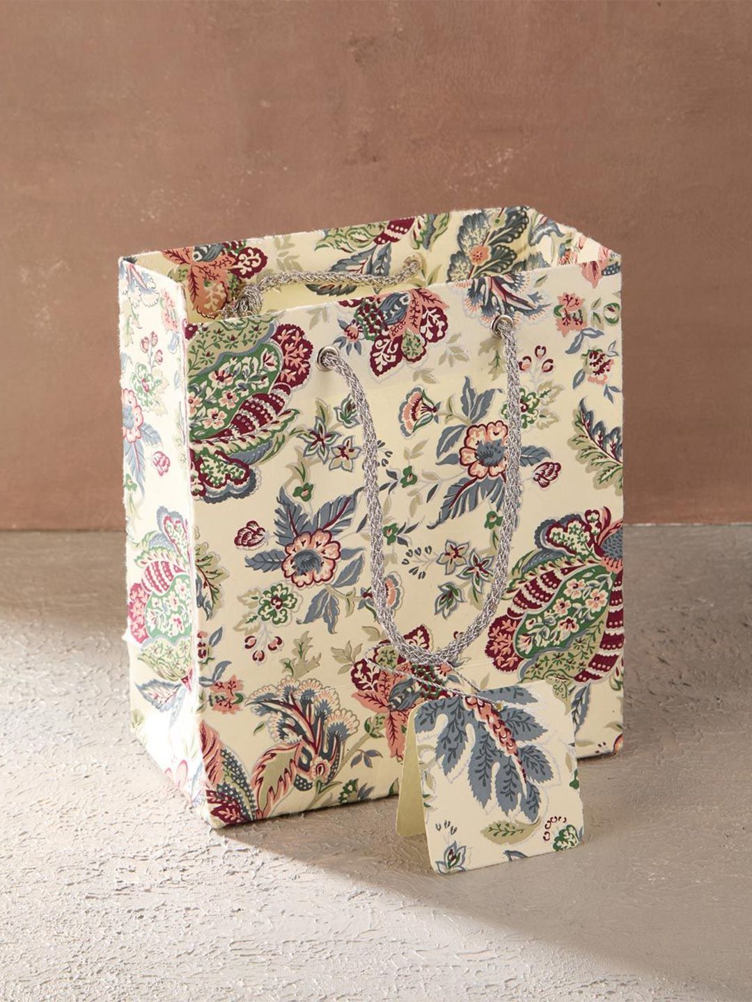 Fabindia Floral Printed Structured Handheld Bag-picture-37