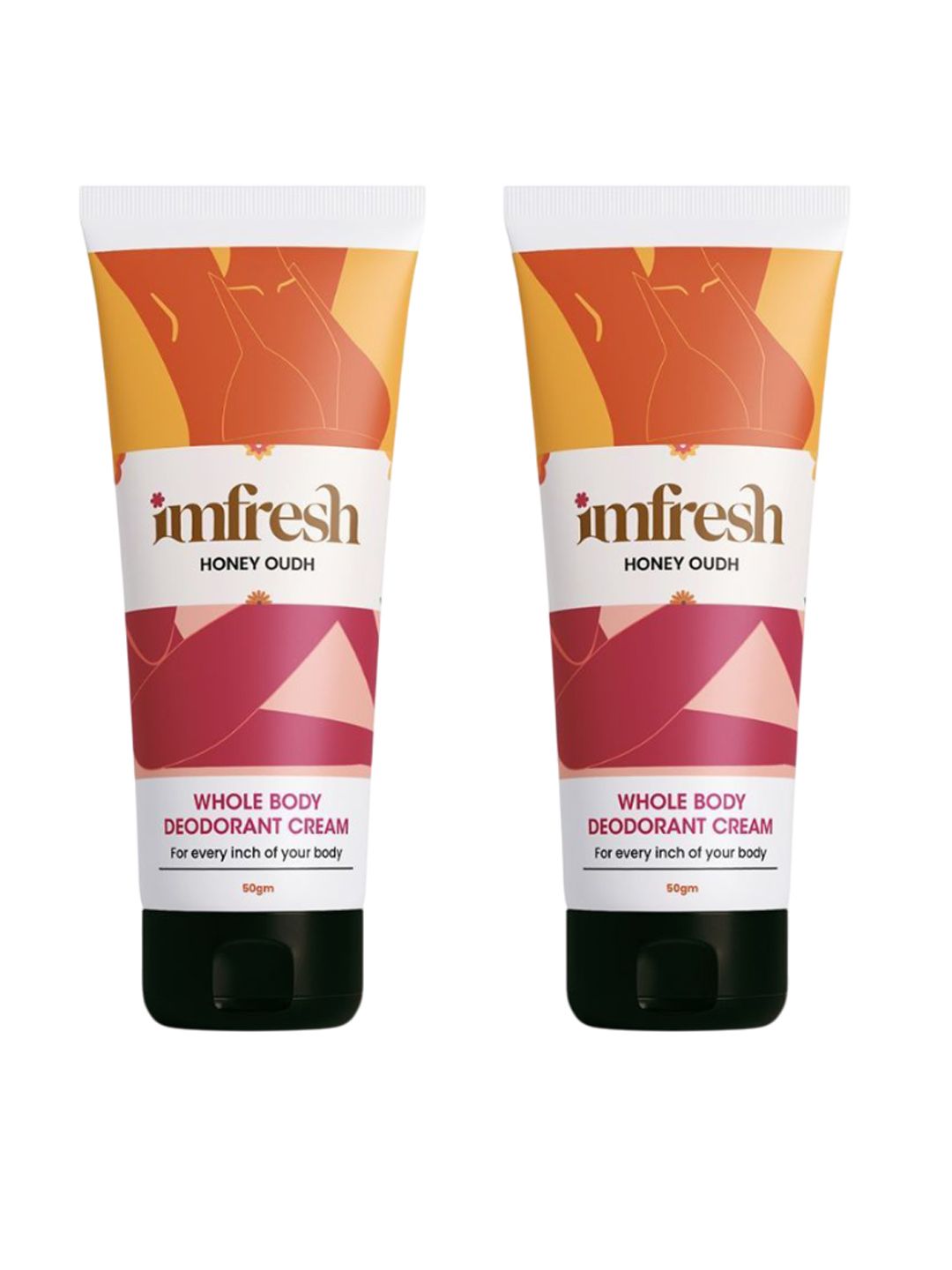 imfresh Set Of 2 Honey Oudh Whole Body Deodorant Cream- 50 g Each-image-14