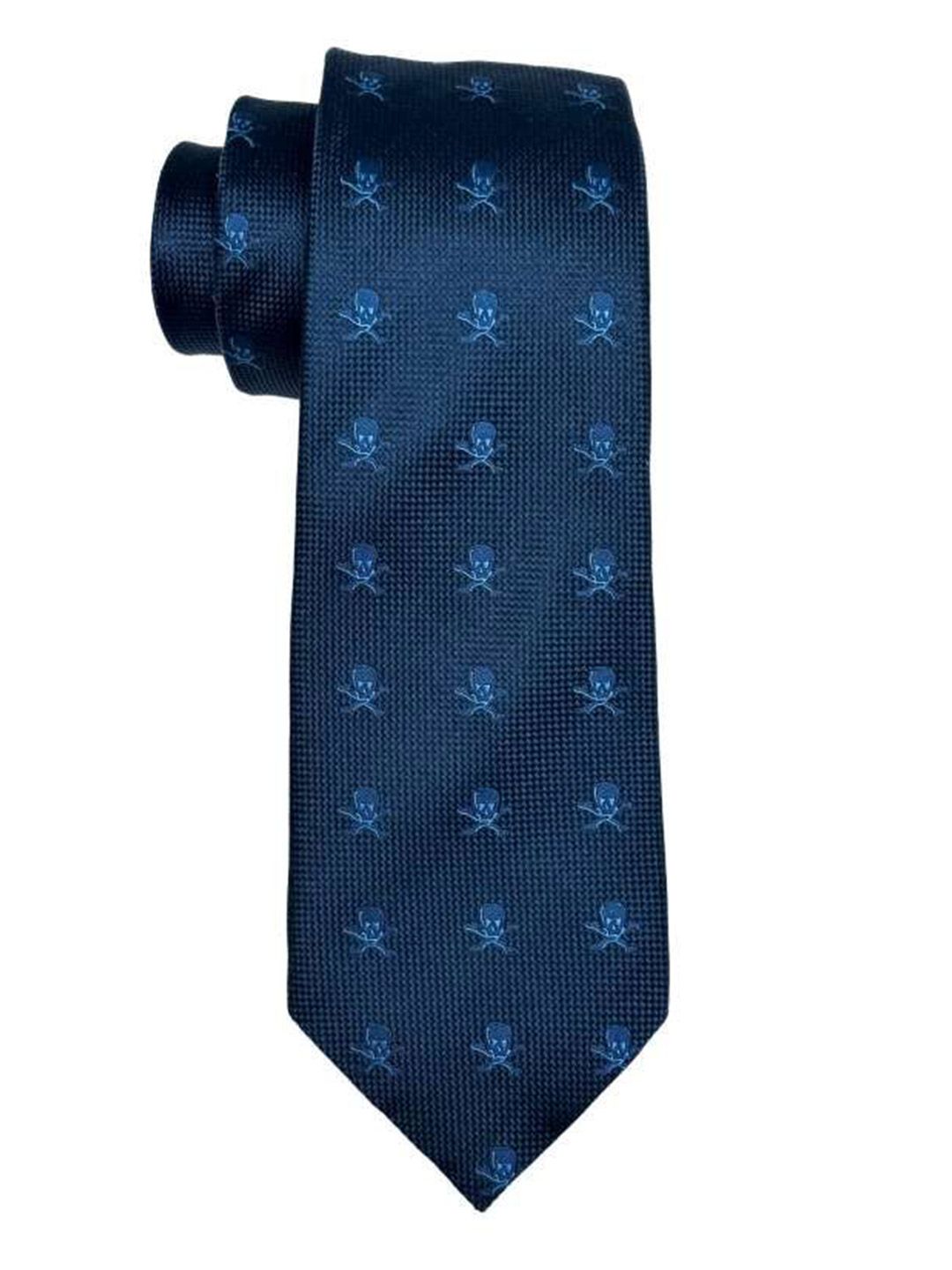 The Tie Hub Men Printed Broad Tie-picture-50