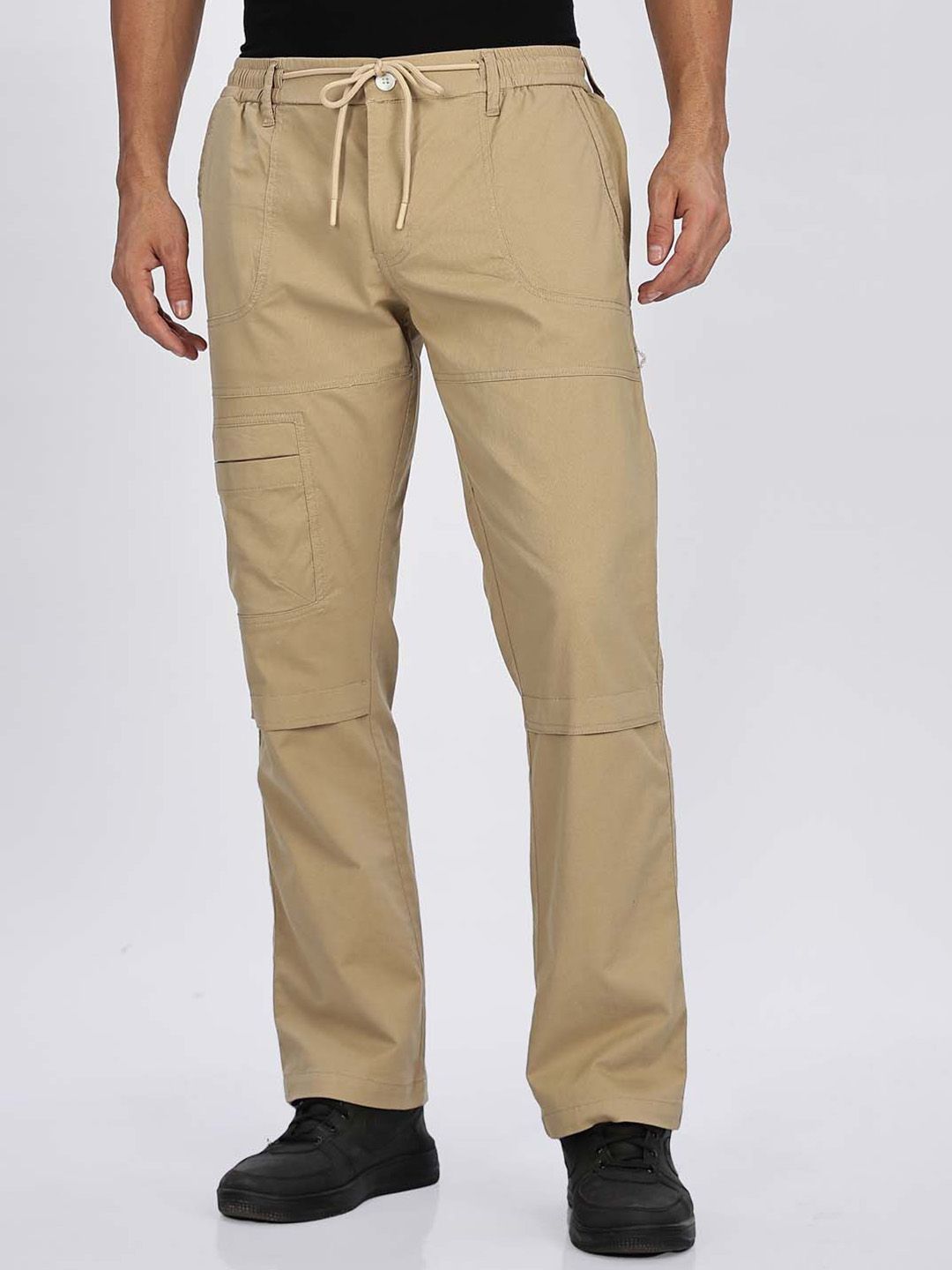 Mast & Harbour Men Loose Fit Chinos Trousers-picture-27