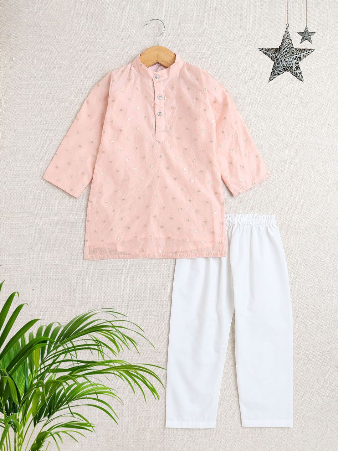 The Magic Wand Boys Ethnic Motifs Printed Regular Kurta with Pyjamas-picture-10