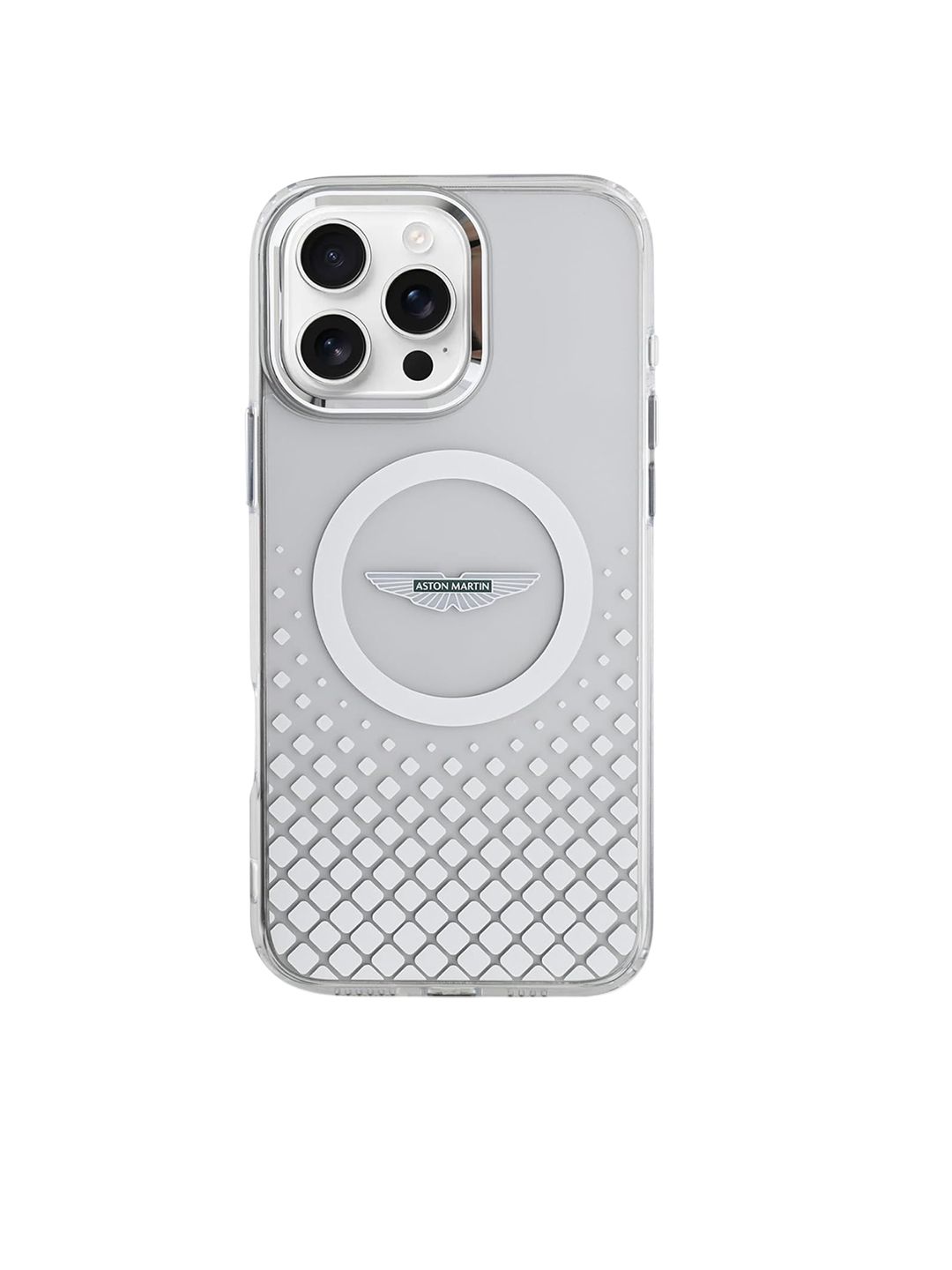 ASTON MARTIN Geometric Printed iPhone 16 Pro Max Back Case Mobile Accessories-image-42