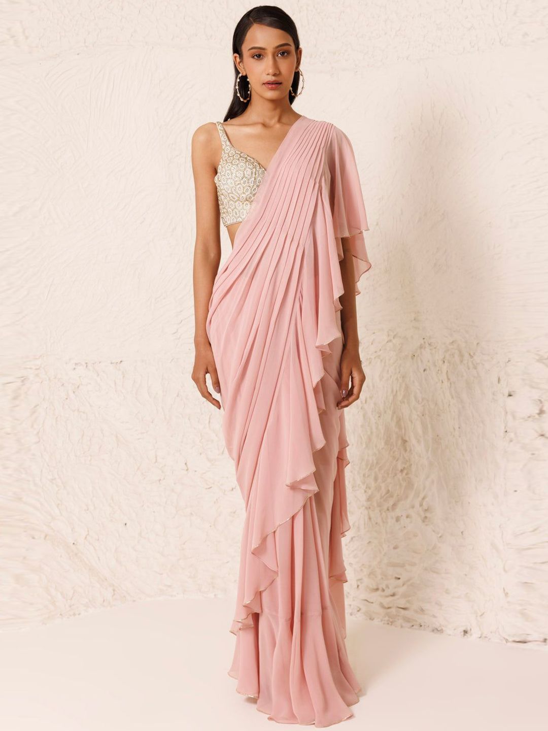 Chhaya Mehrotra Pure Georgette Ready to Wear Saree-image-28
