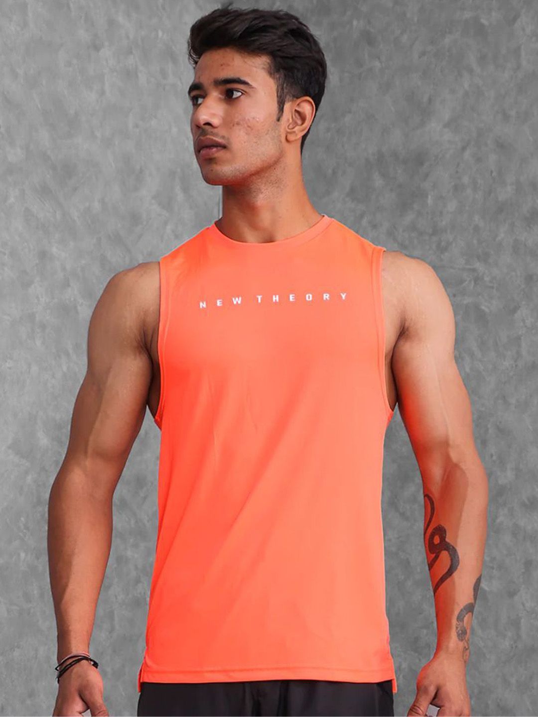 New Theory Insignia Tank - Orange NTC01insignaT-Orange-S-picture-25