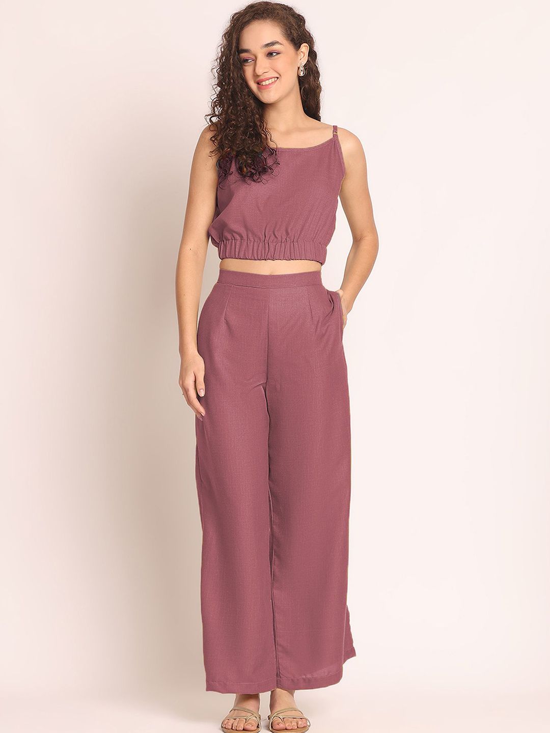 aoba EROTISSCH Shoulder Strap Top With Trousers Co-Ords-picture-31