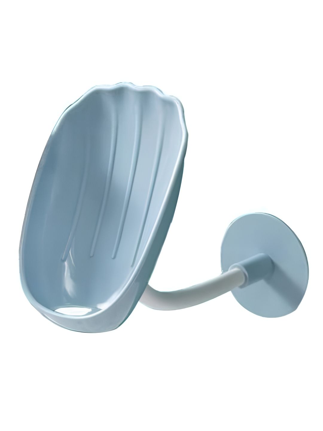 upkaranwale Blue Vertical Wall Mounted Matte Soap Holder With Flexible Rod-image-24