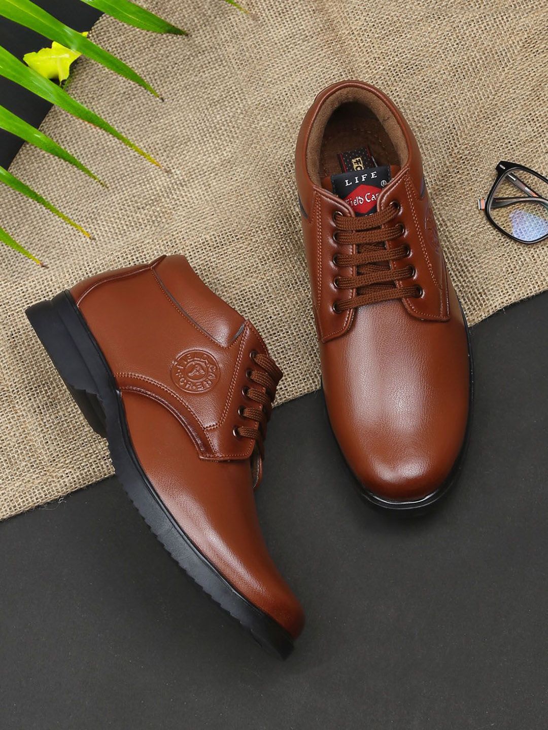 Field Care Men Leather Formal Derbys-picture-22