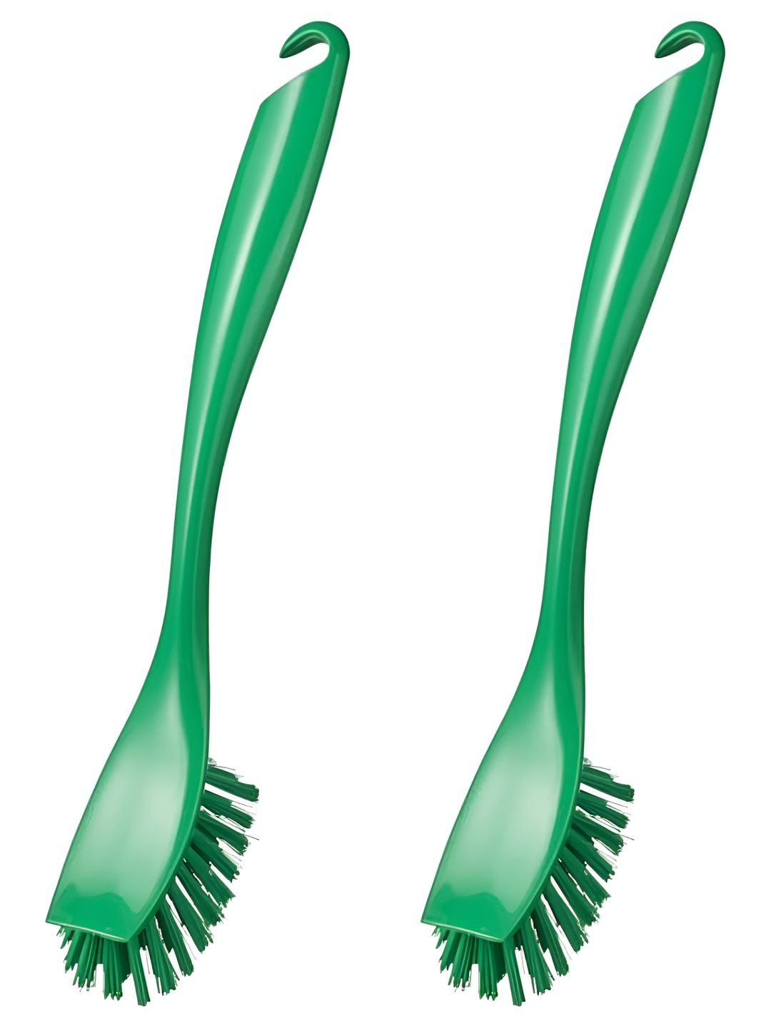 ARPANA BRIGHT Green & White 2 Pieces Brush Bathroom Accessories-picture-51
