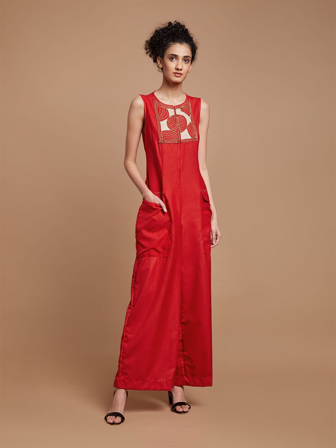 Chhaya Gandhi Design Studio Printed Basic Jumpsuit-picture-27