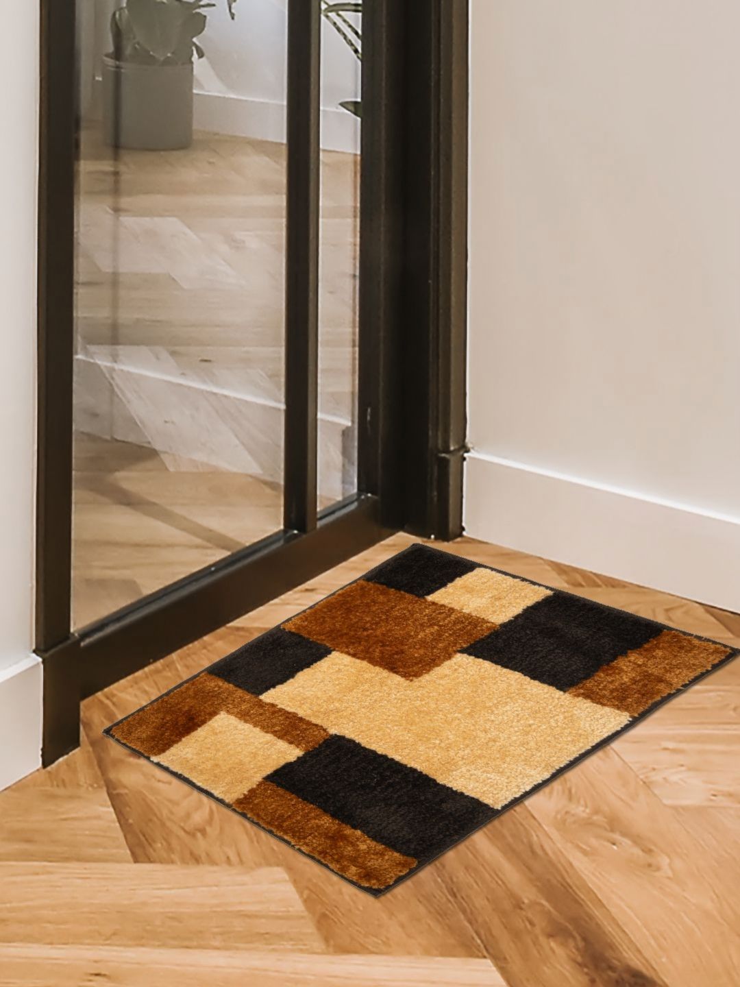 RANGOLI Brown & Beige Printed Anti-Skid Doormat-image-26