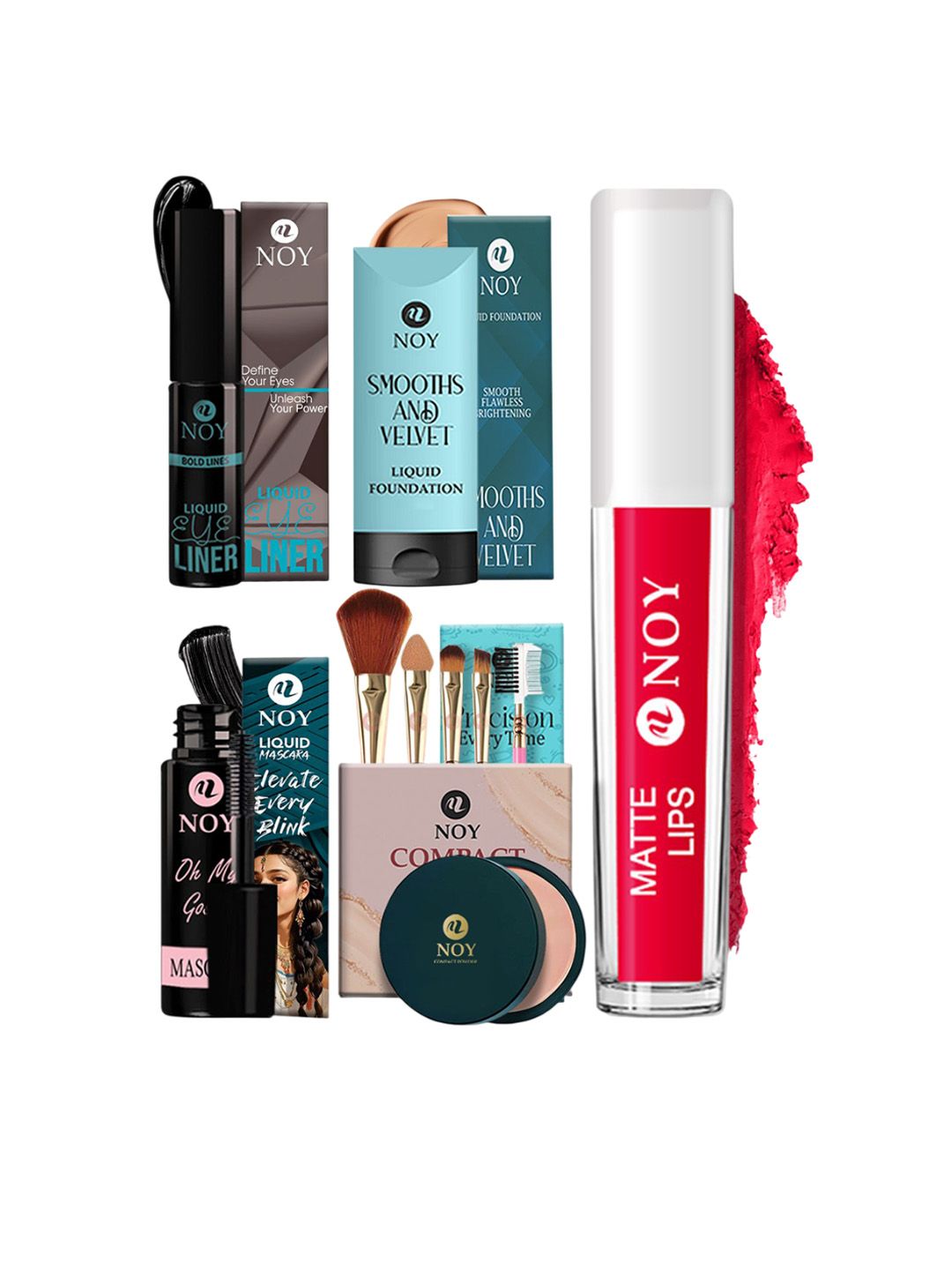 NOY Set Of 10 Long Lasting Waterproof Makeup Combo-picture-32