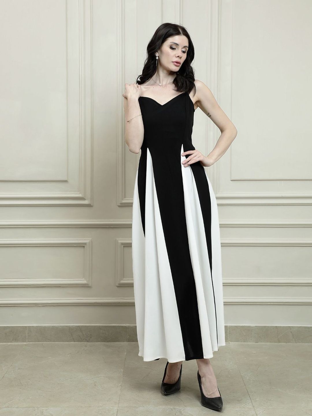 Shally Bhasin by Athena Scuba Maxi Dress