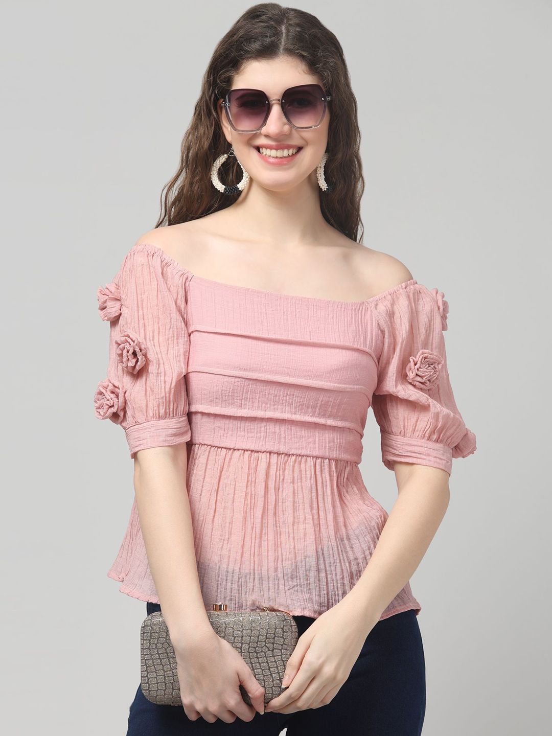 clobug Off-Shoulder Cotton Bardot Top-picture-16