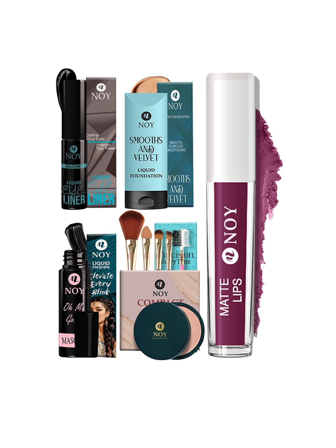 NOY Set Of 6 Everyday Glam Makeup Kit-picture-14