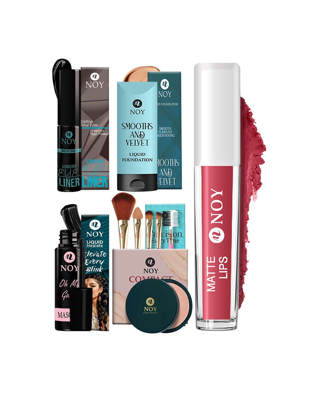 NOY Set Of 10 Long Lasting Waterproof Makeup Combo-picture-34